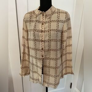 Vintage Valentino Boutique Made in Italy silk blouse